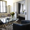 Amalfi suite: 32m² Luxury Boutique Hotel Suite with separate bedroom - Strozzi Palace Boutique Suites, Central Cheltenham.