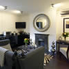 Milano suite: 40m² Luxury Boutique Hotel Suite with separate bedroom - Strozzi Palace Boutique Suites, Central Cheltenham.