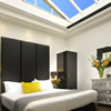 Roma studio: 28m² Luxury Boutique Hotel Studio bedroom with spectacular 'sky view' atrium - Strozzi Palace Boutique Suites, Central Cheltenham.
