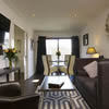 Tuscany suite: 44m&sup2; Luxury Boutique Hotel Suite with Juliet balcony and separate bedroom - Strozzi Palace Boutique Suites, Central Cheltenham.